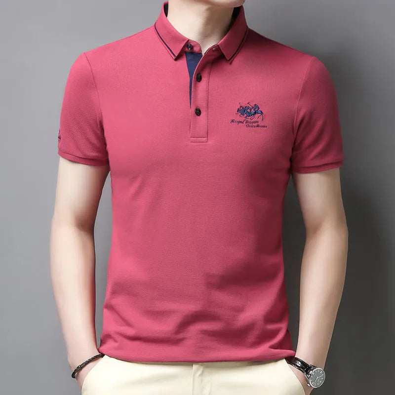 Herren-Poloshirt Horse
