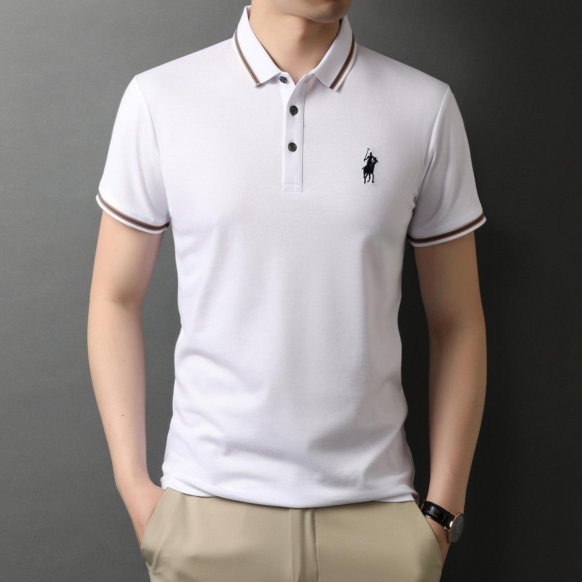 Herren-Poloshirt Wind