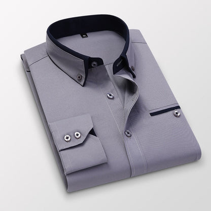 Herren-Businesshemd Plus Size Carino