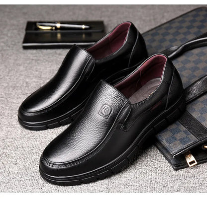 Herren-Businessschuh Echtleder