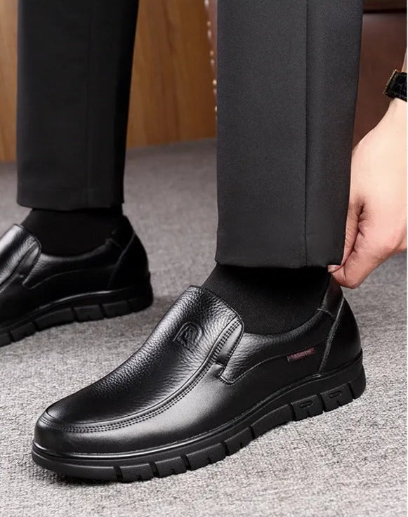 Herren-Businessschuh Echtleder