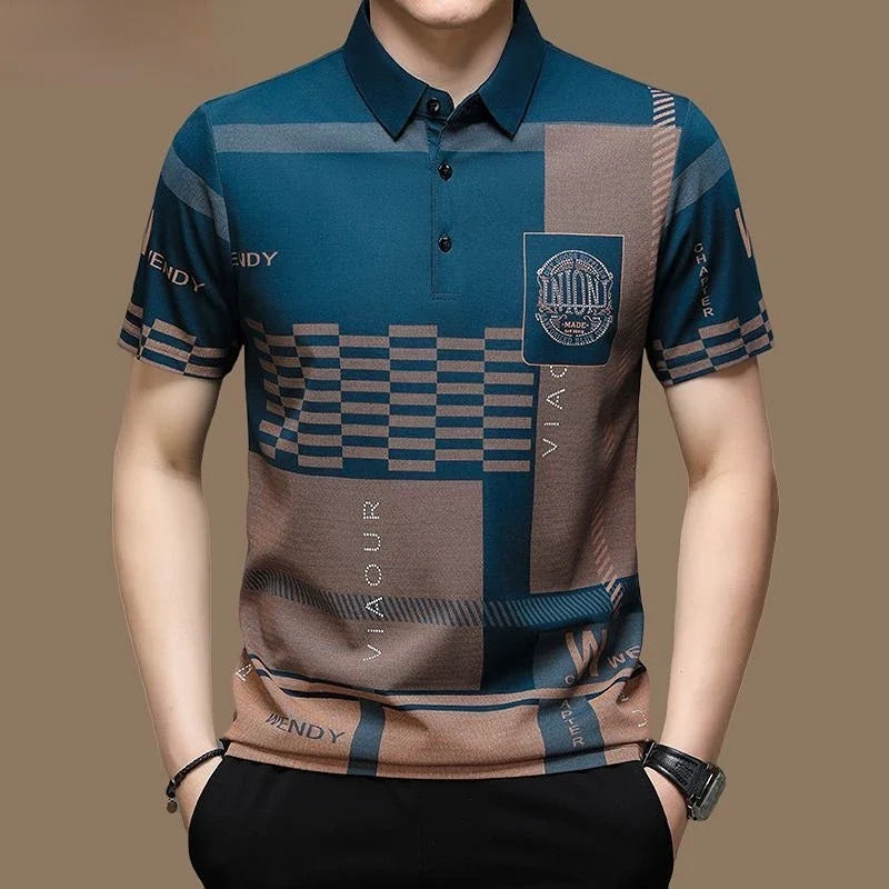 Herren-Poloshirt Lion